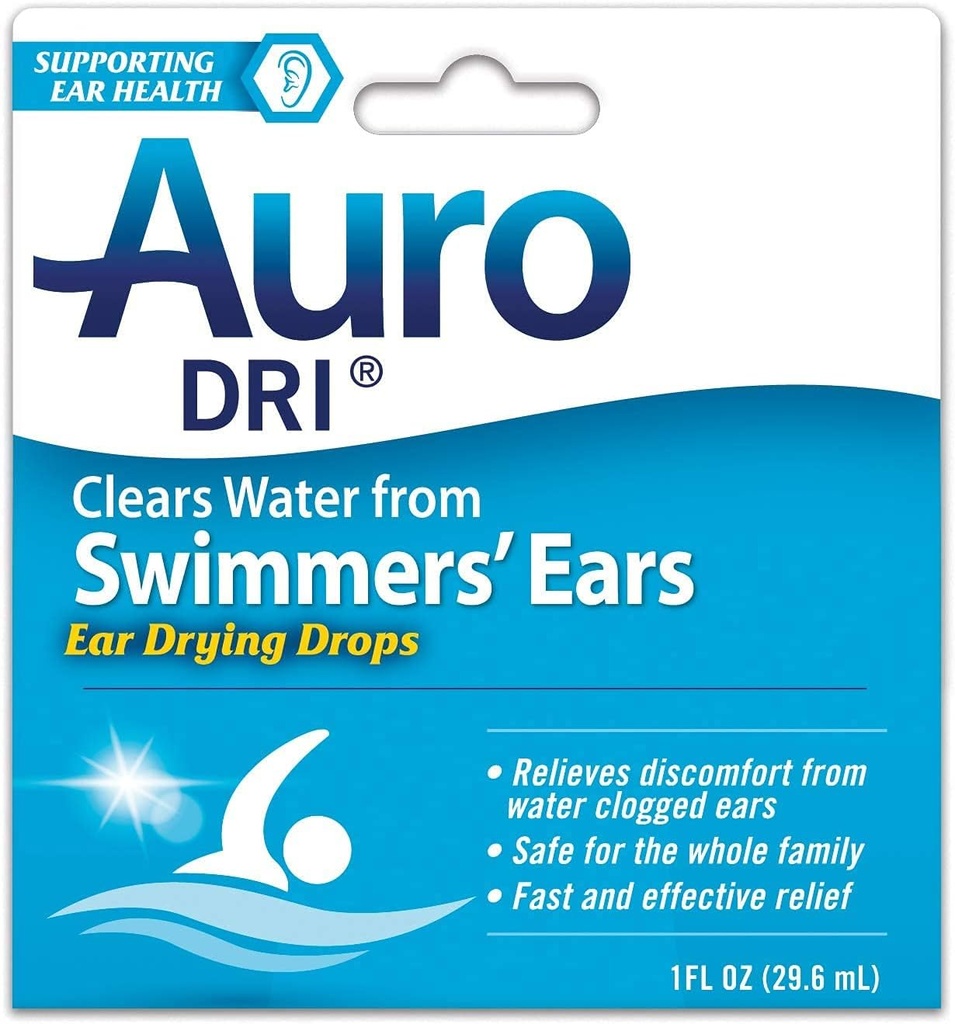 Auro-Dri Swimmermers Ušná kvapalina 1 oz per Box (10 balení)