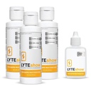LyteLine LyteUkázať cukor-bez cukru Electrolyte doplnok, 3 balenia, 120 porcií - Keto priateľsky, zinok a horčík pre rýchlu rehydratáciu, cvičenie, svalovej obnovy a energie - Vegan