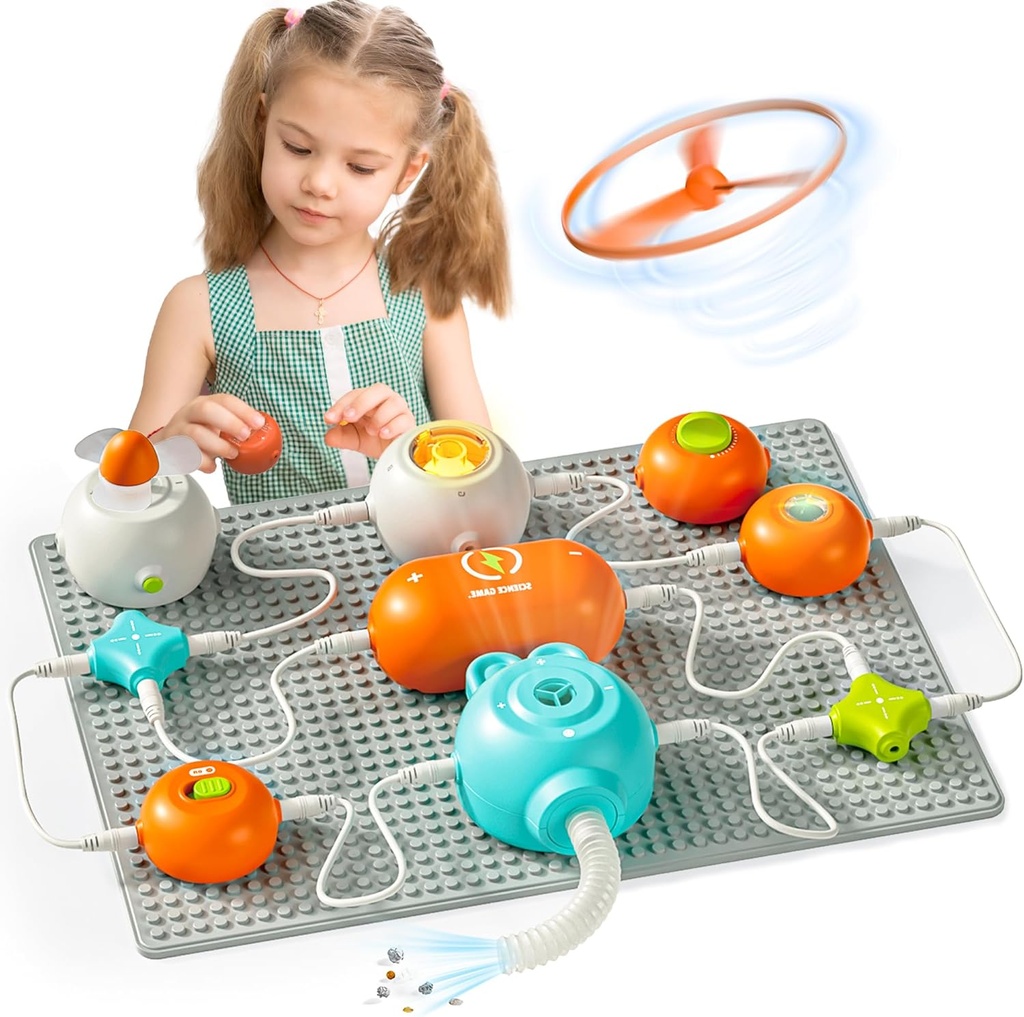 Vedecké súpravy pre deti - STEM Kits pre deti, Electronics Exploration Kit, 140+ Projects, 10+ Circuit Parts, STEM Educational Toy Darčeky pre deti chlapcov Vek 3 4 5 6 7 8 9 10 11 12