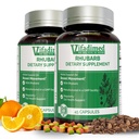 Rebarbora- Bylinné Zápcha Podpora, Gut Motility Supplement, Gentle non-Laxative, Prírodné Stool zmäkčovadlá, Bloating & Gas Relief, Daily Bowel Movement, Herbal Poop Pills, 90 Kapsule