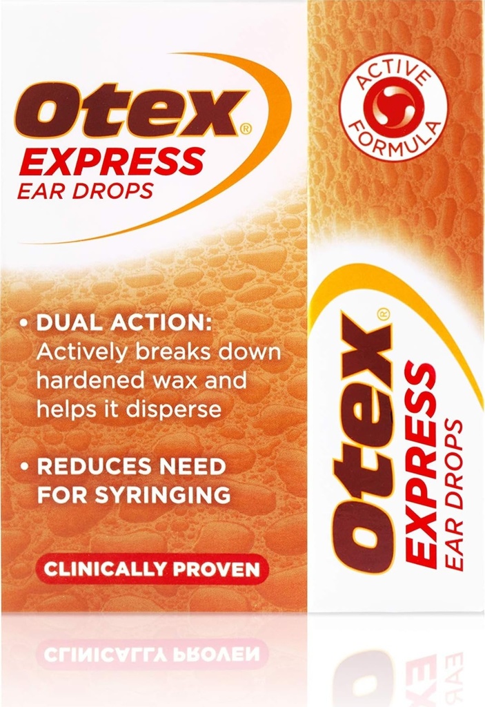 Otex Express kvapky do ucha pre stvrdnutý ušný vosk, 10ml