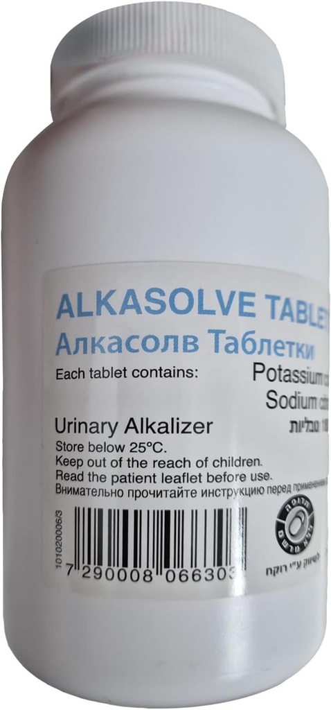 Generic ALKASOLVE pH Balance Tablety - Neutralizácia Acid & Balance pH pre imunitnú podporu, Vrcholový výkon, Redukcia zápalu, Celková Wellness 180 Tablety