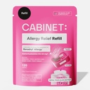 Kabinet: Difenhydramín 25mg Alergy Relief Antihistaminiká Tablety pre alergie, Hay Fever, a Runny Nose, 120 tabliet (Refill Pouch)