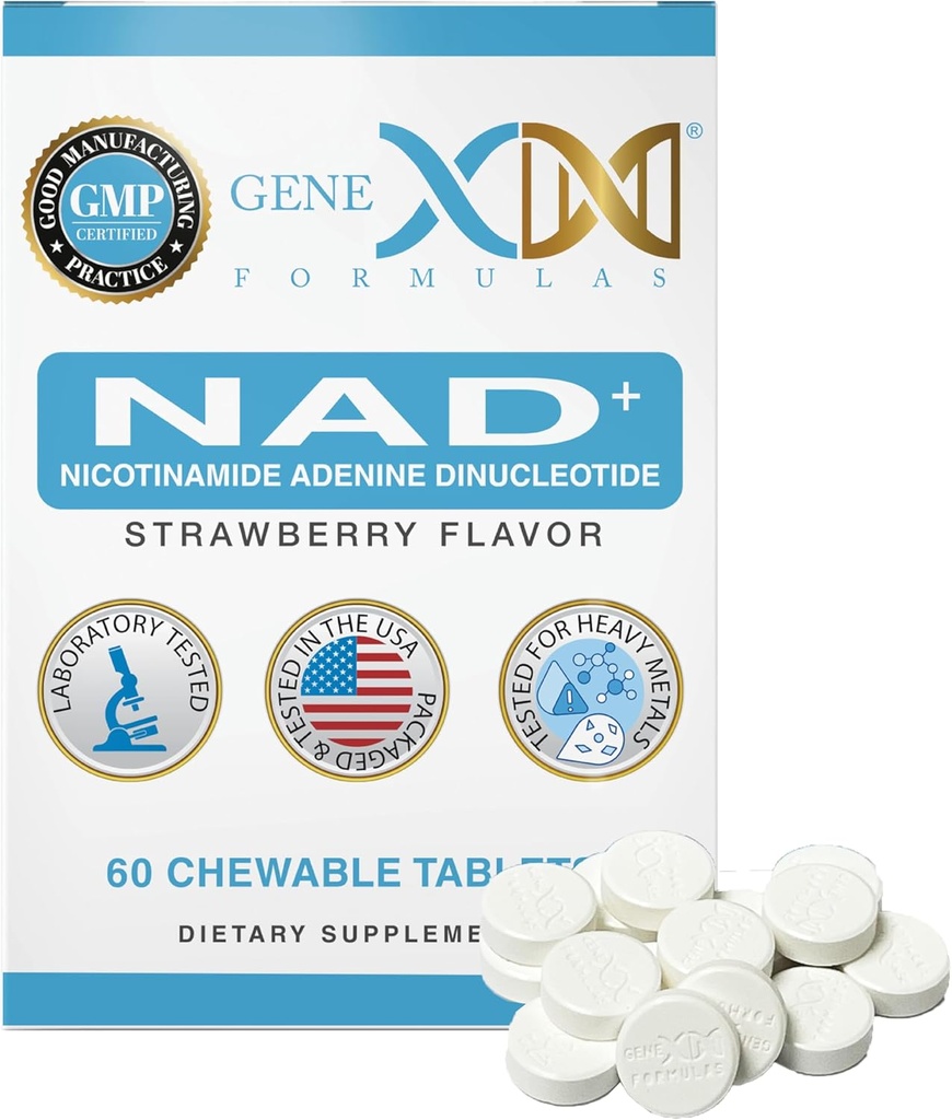Genex Formuly 500mg NAD+ Žuvacie tablety (60 tabliet - 30 dávok)