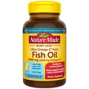 Príroda Vyrobené Extra sila Omega 3 Rybí olej Doplnky, 1400mg, Rybí olej Omega 3 Doplnky ako Etyl Estery pre zdravé srdce, mozog, oči, Mood Support, 45 Softgels, 45 Deň dodávky