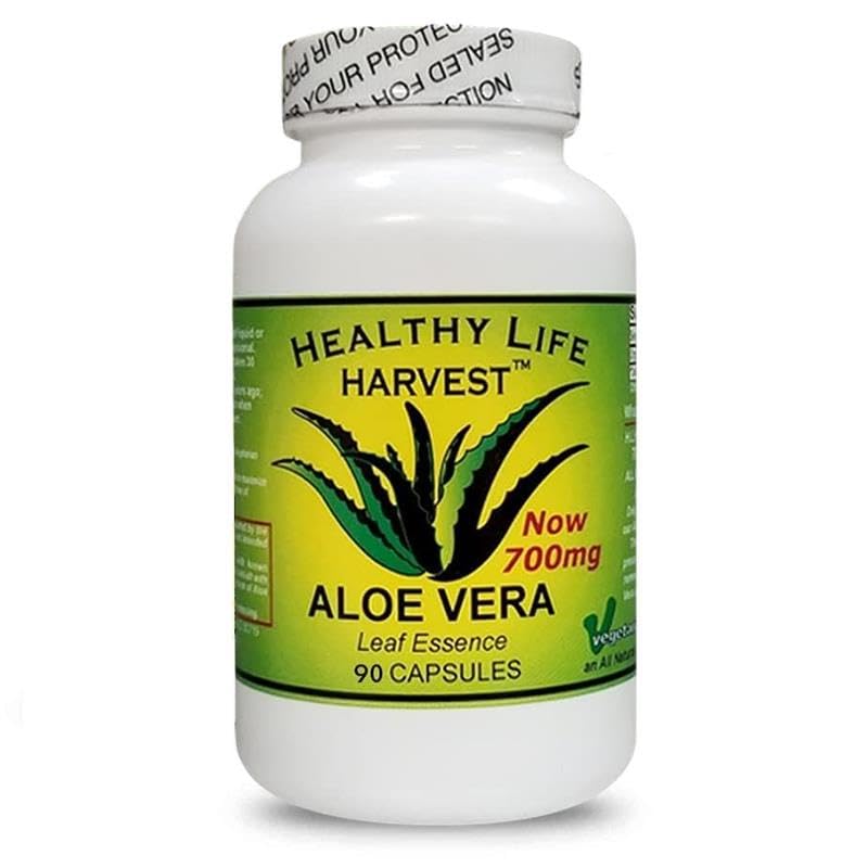 ICAloe kapsule - IC doplnky, non-GMO, Intersticial Cystitis pre 30 Roky- Vegetarián - Každá fľaša má 90 - 700 mg uzávery