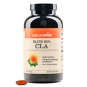 NatureWise CLA 1300 - 95% Aktívna konjugovaná kyselina linolová pre ženy a mužov, nestimuluje, podporuje hmotnosť a fitness ciele - non-GMO, Gluten Free - 180 Softgels[2-Month Supply]