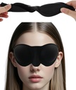 Vlhkosť Komorné okuliare pre suché oči Relief,3D Silikónové Hydratačné spánkové Goggles s mäkkým a pohodlným,spiace masky pre CPAP užívateľov,Nastaviteľné popruh