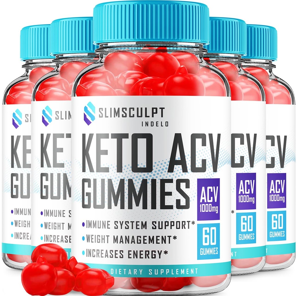(5 balenia) Slimsculpt Keto ACV Chudnutie Gummy - Advanced Formula Slim Sculpt Keto plus ACV Gummies Apple Cider Ocogar Keto Slimsculpt ACV Gummies Dietary Supplement Reviews Muži (300 Gummies)