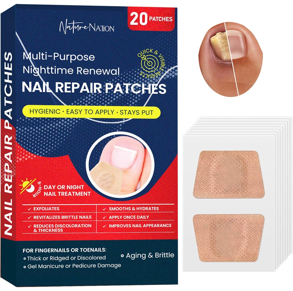 Multi-Purpose huba nechty záplaty, nechty huba liečba na nechty, zarastené nechty liečba, nechty nechtov Toe nechty liečba extra sila, nočné hubové nechty záplaty