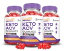 (3 balenia) Turbo Ripped Keto ACV Gummies Extreme 2000MG Turbo Ripped Keto Gummies Apple Cider Ocogar Formulated with Pomegranate Beet Juice Powder B12 Vegan Non GMO 180 Gummy