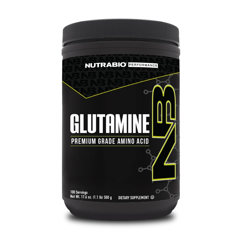 NutraBio Pure L-Glutamine Powder, 100 Servíruje L-Glutamine Supplement, Amino Acid, Pure Grade, Glutamina, Absolútne žiadne doplnkové látky, Fillers alebo Pomocné látky, Muscle Recovery Supplement - (500 gramov)