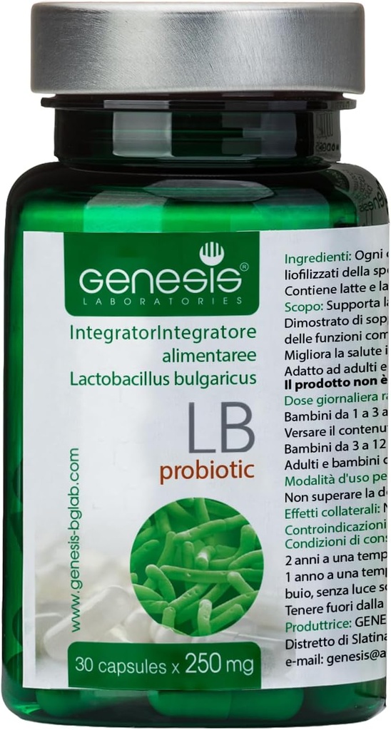 Probiotikum Lactobacillus Supplement 30 Kapsule s Lactobacillus Bulgaricus 250 mg Probiotikum Digestive Immune Support Gut Health Probiotiká pre trávenie Zdravie Anti Bloating