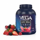 Vega Sport Vegan Protein Powder + Recovery - 30g Plant Based Protein per Serving, Berry, 45 Servings, 5g BCAA, Probiotiká, NSF Certified, For Shakes & Smoothies, 4,2lbs (Backaging May Vary)