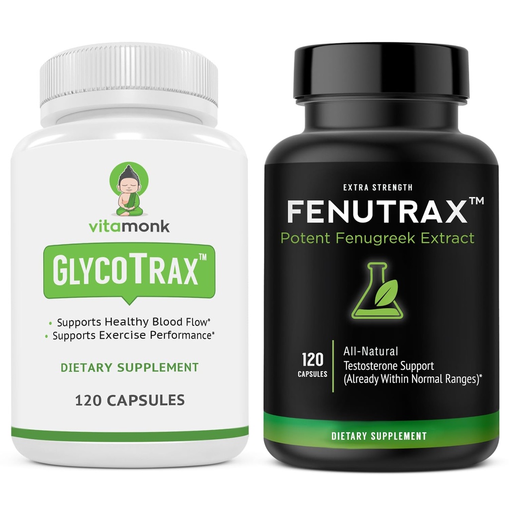 VitaMonk Fenugreek Seed Extract & GPLC - podporuje cirkuláciu a zdravé hladiny testosterónu