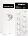 Dvojitý ventil 10mm-Pomoc na počúvanie Domes pre Oticon Minifik, Oticon sluchové pomôcky dodávky, Náhradné diely príslušenstvo Univerzálny Oticon Domes pre sluchové pomôcky Čistenie Kits (10 ks)