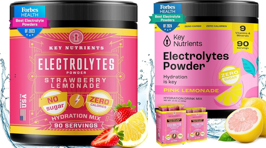 KĽÚČOVÉ NUTRIENTY Elektrolyty a multivitamínový hydratačný prášok Bundle 