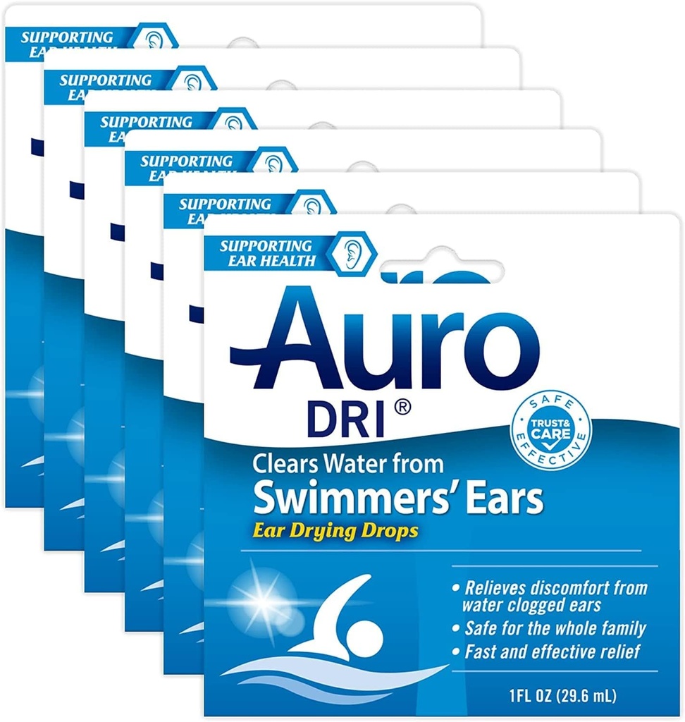 Auro-Dri Pomoc pri sušení uší 1 fl oz (množstvo 6)