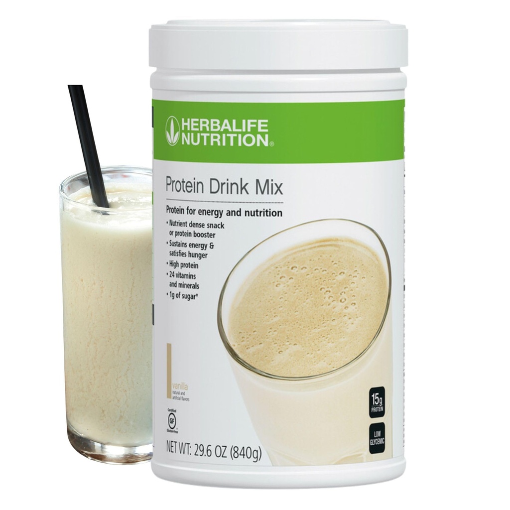 Herbalife HERBALIFE Protein Drink Mix: Vanilková príchuť 840g, Nutrient Dense Healthy Snack, Protein