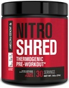 Jacked Factory NITROSURGE Shred pred tréningu doplnok - Energy Booster, Instant Strength Zisky, Sharp Focus, Výkonné čerpadlá - Posilňovač oxidu dusnatého a preWorkout prášok - 30Sv, Ovocie Punch