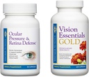 Premium Eye Health Bundle zahŕňa vision Essentials Gold, s 40 Mg luteínu, pre zdravé vizuálne funkcie a očný tlak & Retina obrany na podporu zdravej hladiny vnútroočného tlaku