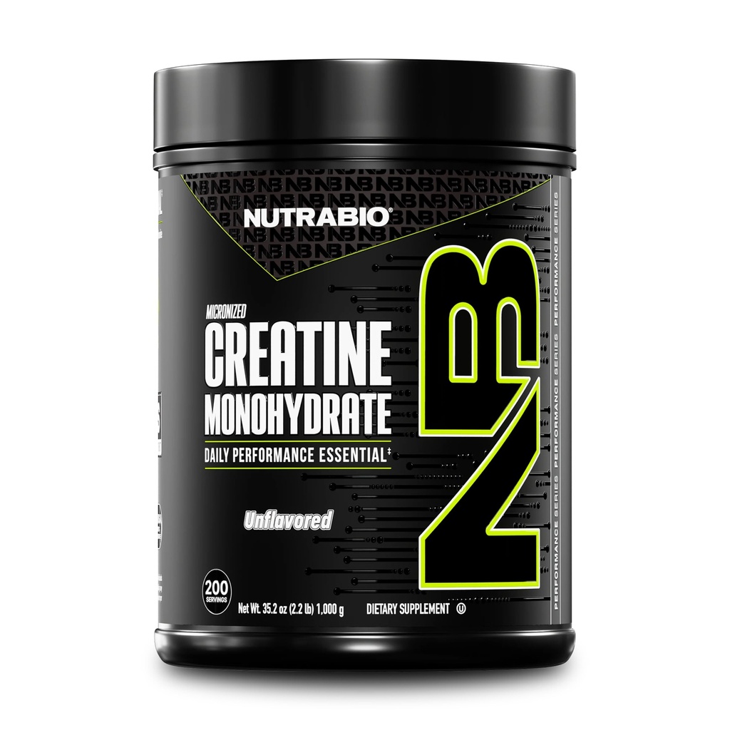 NutraBio Pure Micronized Creatin Monohydrate prášok doplnok, bez príchute, (1000 g) - Podporuje hromadný svalovej energie, zotavenie, a sila - HPLC testovaný kreatín prášok doplnok pre mužov a ženy