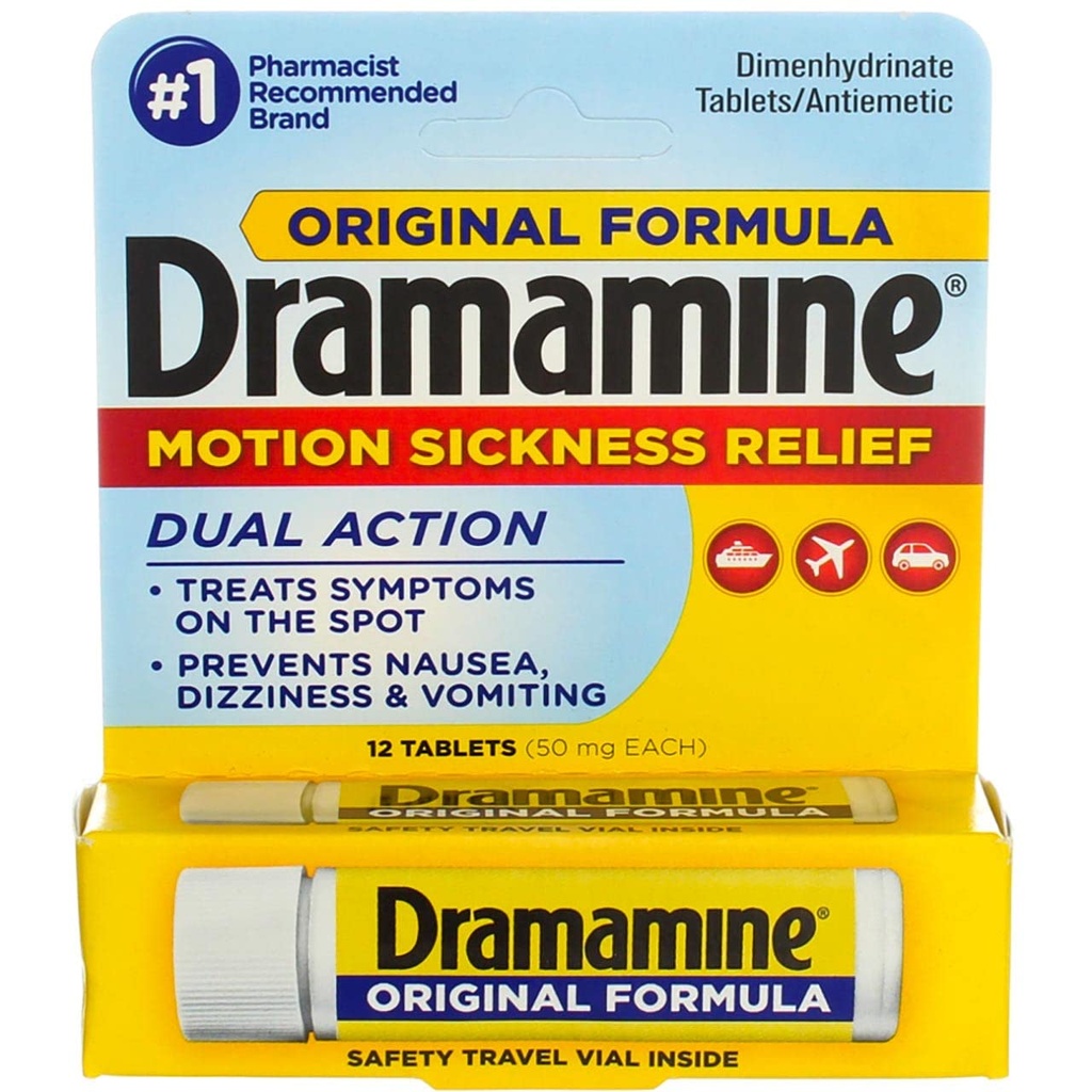 Dramamine Formula Motion Disease Relief 