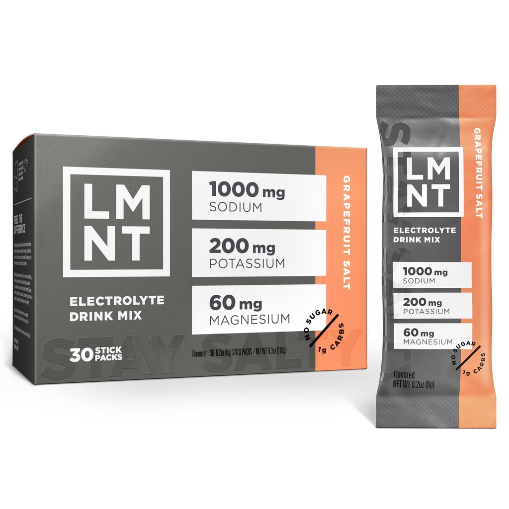 LMNT Zero Sugar Electrolytes - Grapefruit Salt 