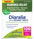 Boiron Diaralia Tablety na úľavu od hnačky, plynatosť, ochabnutie, bolesť v črevách a hnačka cestovateľa - 120 gróf (2 balenia po 60)