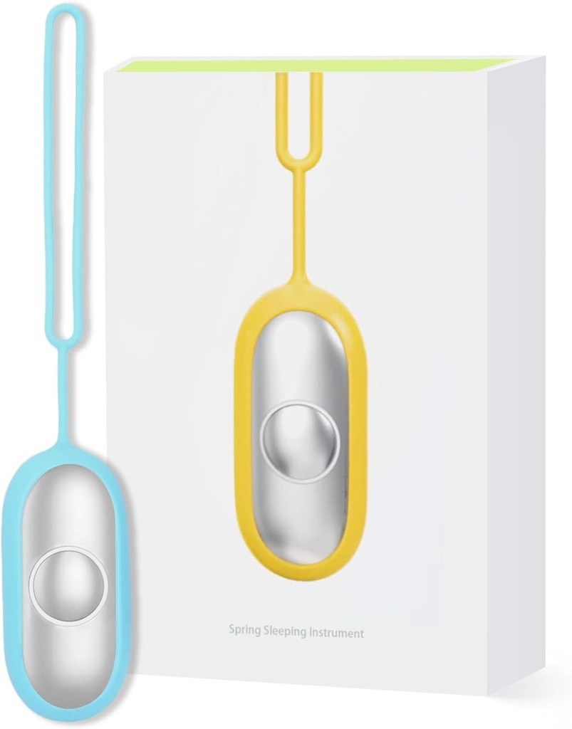 Kompaktné ručné pomôcky na spánok - nástroj na relaxáciu pre lepší spánok, náladu a zaostrenie, nastaviteľná masážna intenzita, prenosná a ľahko prenosná [modrá]