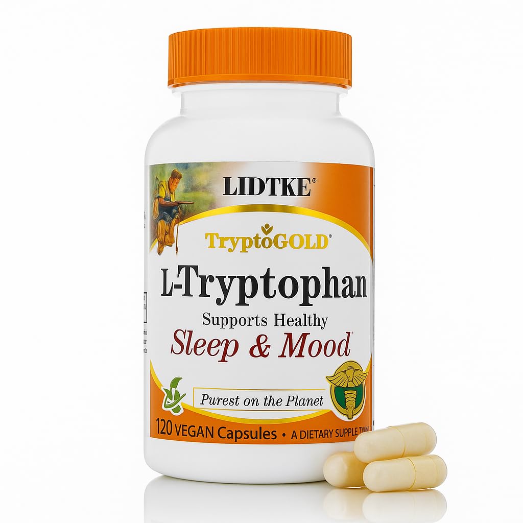 Lidtke Technologies L-Tryptophan kapsuly, 120 Počet