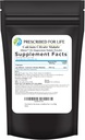 Predpísaný pre život Citrát vápenatý, Pure Vegan Calcium Powder, Easy Absorbtion Formule, Non GMO, Filler & Additive Free (340g)