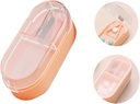 Pilulky Cutter, Profesionálne pilulky splitter pre rezanie malých pilulky alebo veľké pilulky v polovici (Pink)