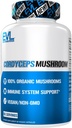 Elution Nutrition Cordyceps Mushroom - Immune System and Heart Health Support - 500mg Mushroom Supplement - 100% Organic, Vegan & Non-GMO - for Energy & Performance - 60 Servings