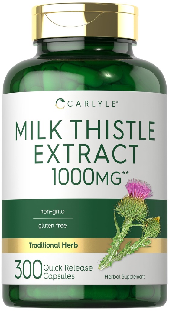 Carlyle Milk Thistle 300 Kapsule Non-GMO, Gluten Free Extract