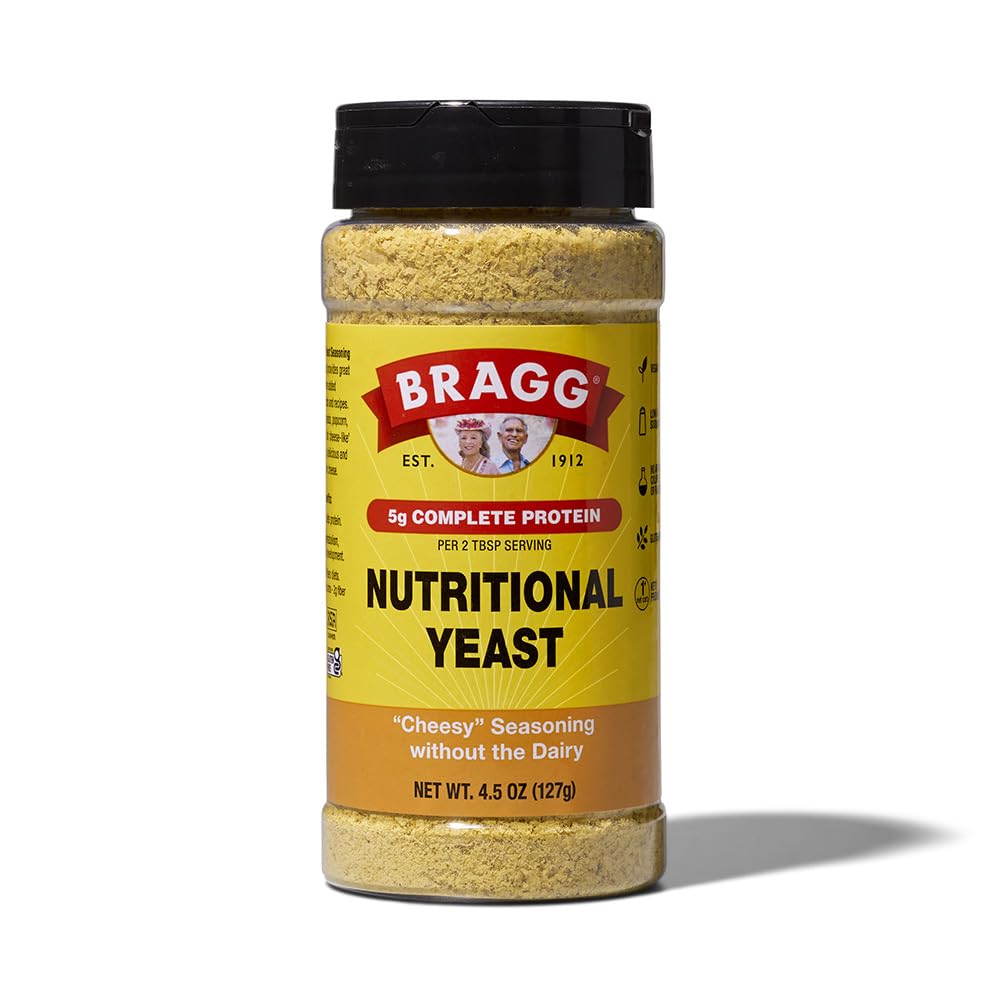 Bragg Nutritional kvasinkové sezónu - 4.5 oz - Dairy-free Parmesan Cheese Substitute - Ideálne pre šaláty, pastas, Zelenina, a ďalšie