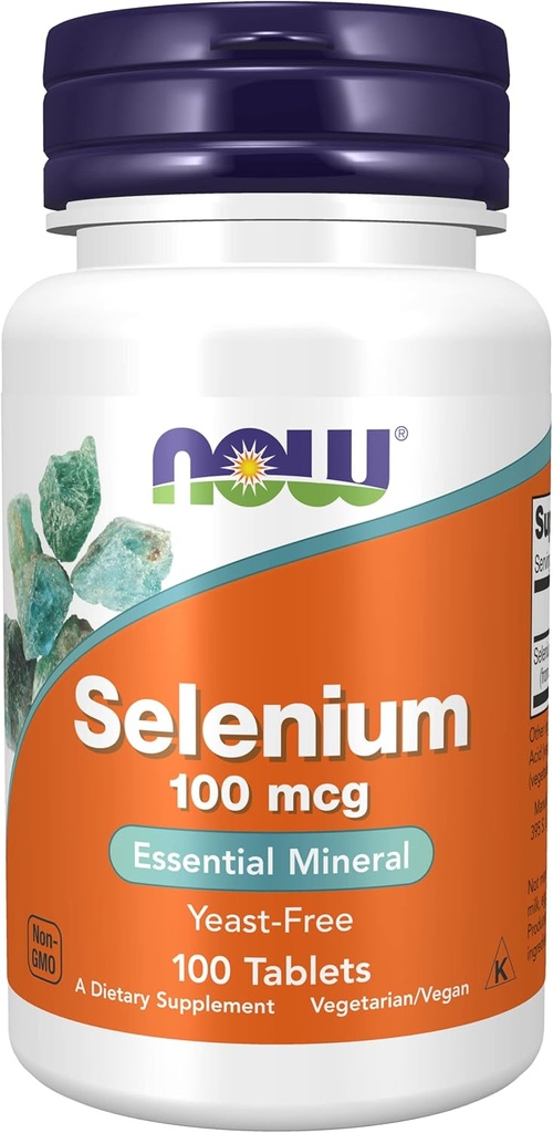 Teraz potraviny selén, 100 μg, 100 kariet
