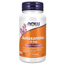 TERAZ doplnky, Astaxantín 4 mg odvodený od iných ako GMO Hematococcus Pluvialis Mikrorias a má prirodzene sa vyskytujúci Lutein, kantaxantín a beta-karotén, 90 Softgels
