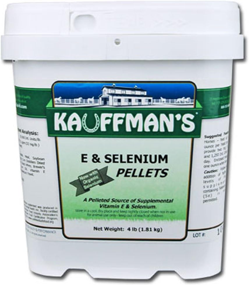 Kauffmanovo zdravie zvierat Vitamín E a selénové pelety 4 lb