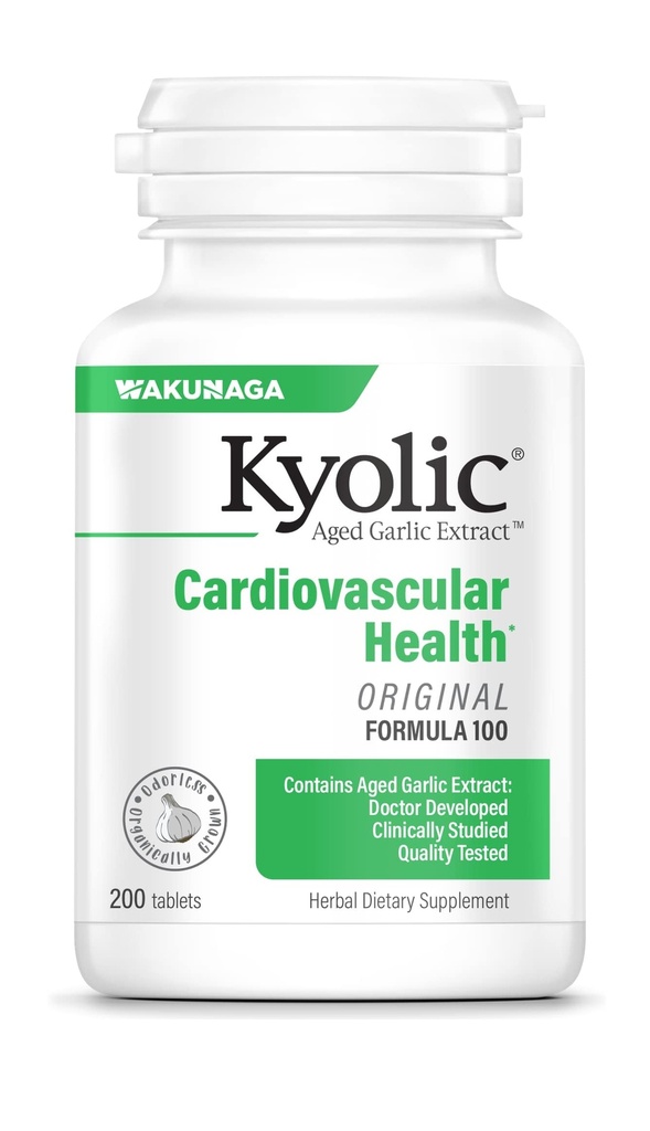 Kjolic Aged cesnak extrakt vzorec 100, Kardiovaskulárne