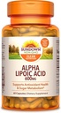Sundown Naturals Super Alpha Kyselina lipová 600 mg kapsuly