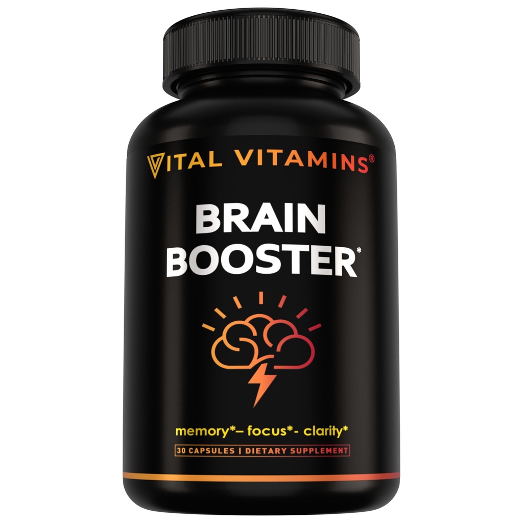 Vital Vitamíny Mozog Doplnky s Bacopa Monnieri - pre pamäť a zaostrenie 