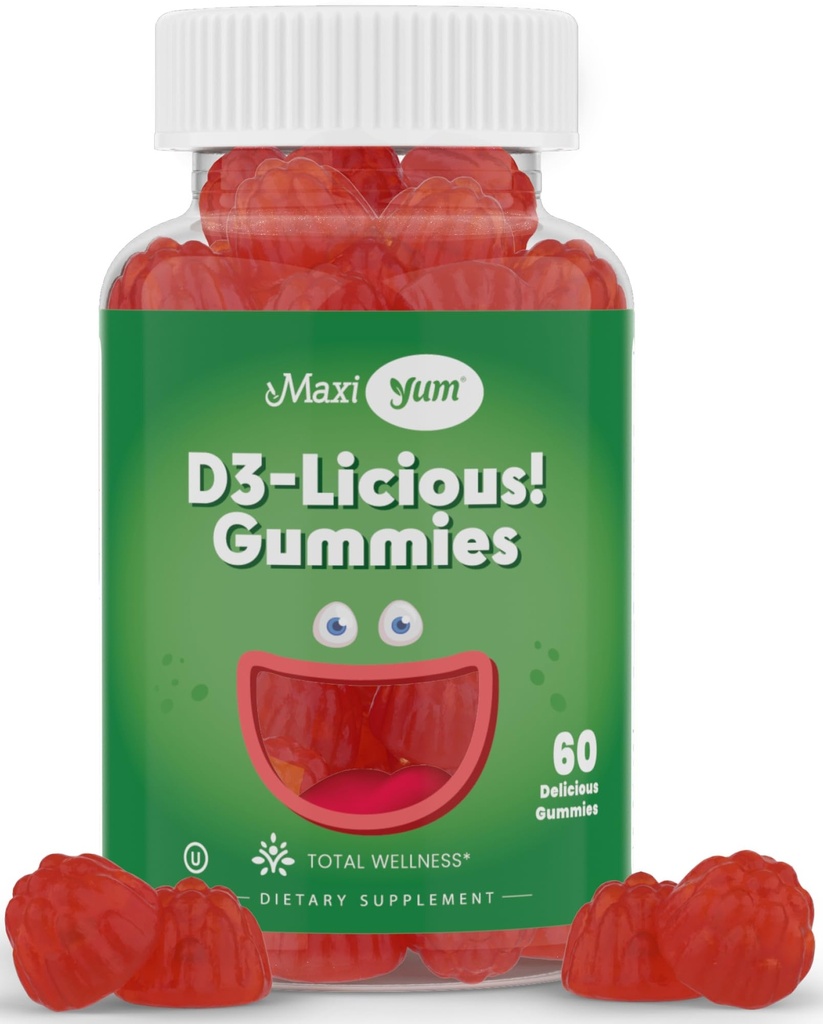 Maxi zdravie vitamín D Gumies (60 Gummies)