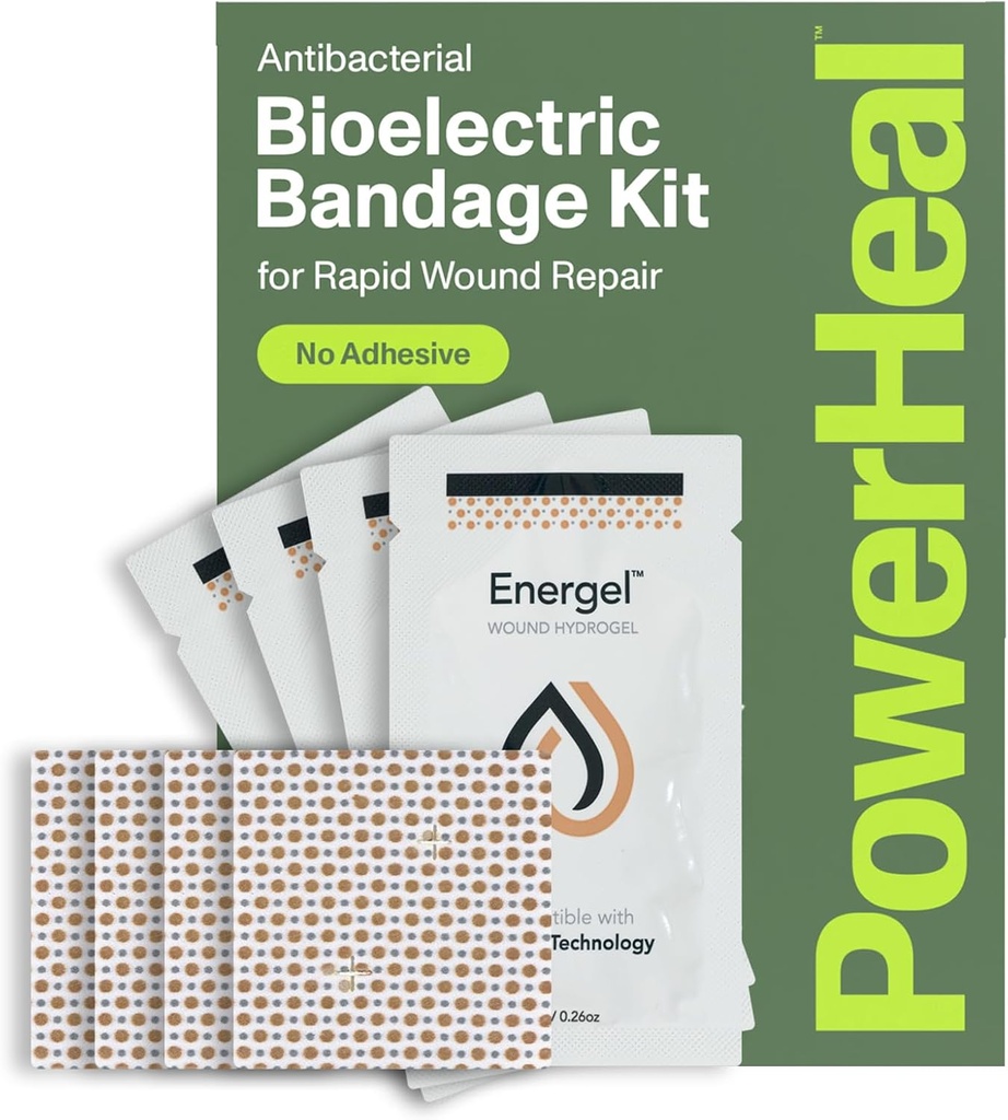 PowerHeal Bio Electric Bandage Kit pre starostlivosť o ranu a liečenie 