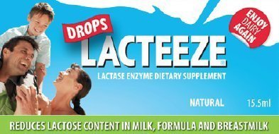 Laktáza Enzyme Lacteeze kvapky 15,5 ml Liquid by Gelda Scientific by Gelda Scientific