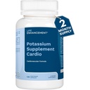 Life Enhancement Cardio Draslík doplnok podporuje svalovú hmotu, Nerve & Kardiovaskulárne zdravie 750 mg Bikarbonátu draslíka podporuje s žiadnymi prísadami a je vyrobený v USA (120 Kapsule 60 Servis)