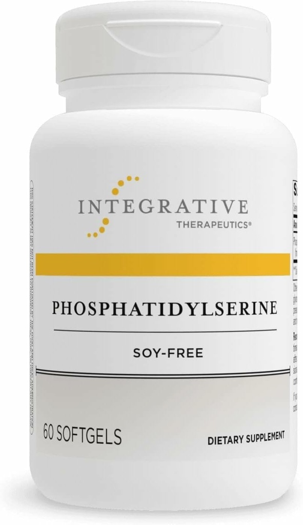 Integratívne terapie Fosfatidylserín - Podpora mozgu funkcie doplnok* - Podpora zdravý stres odpoveď* - bezlepkové, sójové a mliečne - 60 Softgels (60 Servings)