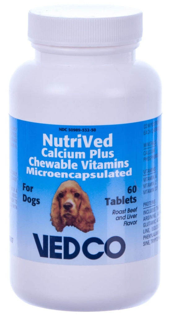 Živé vápnik Plus žuvacie vitamíny pre psy - 60 tabliet
