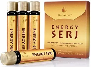 Energy SERJ with Schisandra, Eleuthero a Royal Jelly for No Caffeine Energy Boost