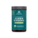 Staroveká výživa Organické Supergreens Energizer Powder s probiotikami a B12, vyrobené z reálneho ovocia, Zelenina a bylinky, pre trávenie, detoxikácia a energetická podpora, 25 Servisov